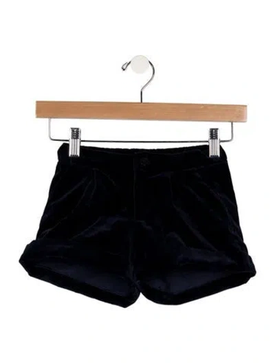Pre-owned Oscar De La Renta Babies' Toddler Girls' Solid Shorts In Blue