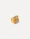 Oscar De La Renta Triple Navette Ring In Gold