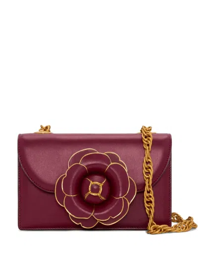 Oscar De La Renta Tro Bag In Red