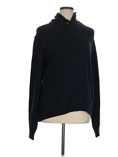 Pre-owned Oscar De La Renta Turtleneck Sweater In Black