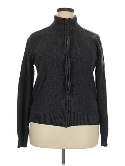 Pre-owned Oscar De La Renta Turtleneck Sweater In Gray