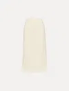 Oscar De La Renta Tweed Pencil Skirt In Neutral