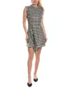 OSCAR DE LA RENTA TWEED WOOL-BLEND SHEATH DRESS