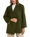 OSCAR DE LA RENTA OSCAR DE LA RENTA TWILL CORDUROY SILK-LINED OVERSIZED JACKET