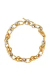 Oscar De La Renta Twisted Knot Necklace In Gold