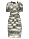 Oscar De La Renta Two-tone Mini Dress