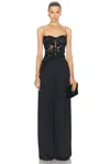OSCAR DE LA RENTA VELVET JUMPSUIT