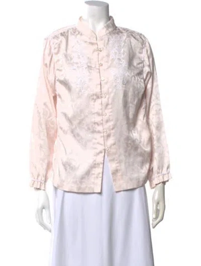 Pre-owned Oscar De La Renta Vintage 1980's Pajamas In Pink