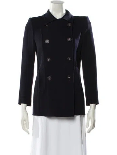 Pre-owned Oscar De La Renta Vintage Evening Jacket In Blue