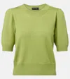 Oscar De La Renta Virgin Wool Sweater In Green