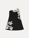 Oscar De La Renta Watercolor Orchid Blouse