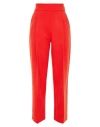 Oscar De La Renta Woman Pants Red Size 4 Virgin Wool, Elastane, Polyamide