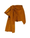 Oscar De La Renta Woman Shorts & Bermuda Shorts Brown Size 6 Cotton, Viscose