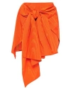 Oscar De La Renta Woman Shorts & Bermuda Shorts Orange Size 6 Cotton, Viscose In Orange