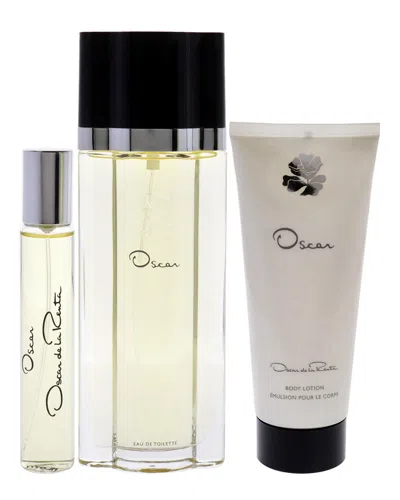 Oscar De La Renta Women's 3pc Gift Set In White