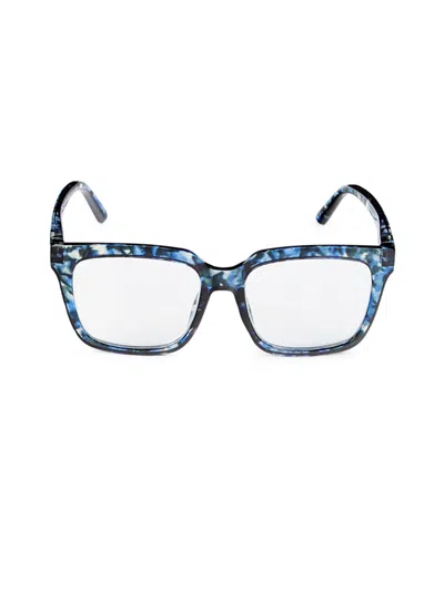 Oscar De La Renta Kids' Women's 48mm Reading Glasses In Blue
