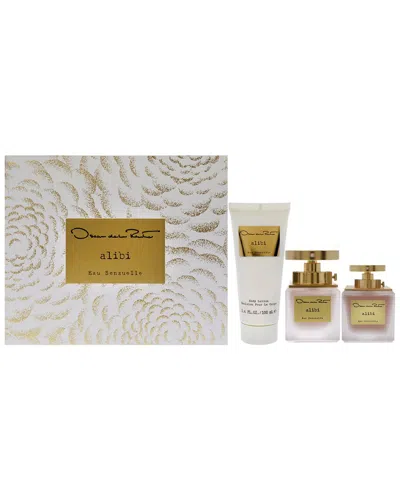 Oscar De La Renta Women's Alibi Eau Sensuelle Edp 3pc Gift Set