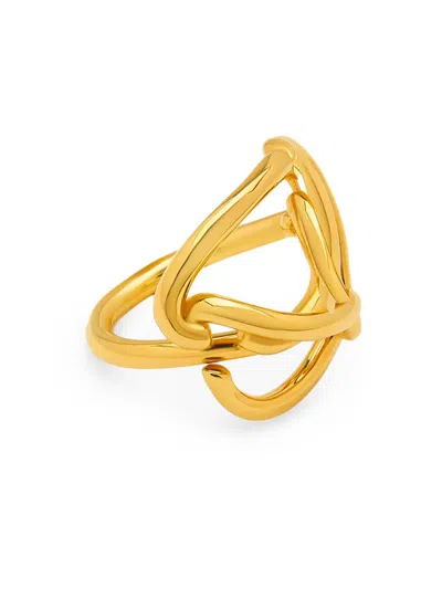 Oscar De La Renta Women's Braided O Ring In Gold