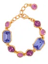Oscar De La Renta Women's Goldtone & Glass Crystal Bracelet