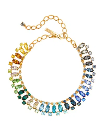 Oscar De La Renta Women's Goldtone & Glass Crystal Collar Necklace