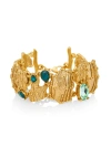 Oscar De La Renta Women's Goldtone & Glass Crystal Strawberry Charm Bracelet