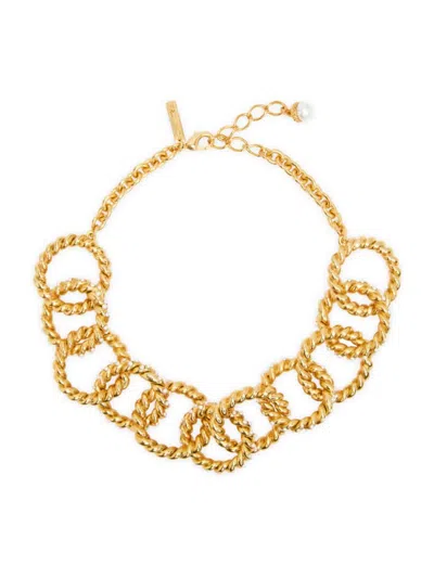 Oscar De La Renta Women's Goldtone & Imitation Pearl Rope Chain Necklace