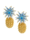 Oscar De La Renta Women's Goldtone, Glass Crystal & Enamel Cactus Ear Jackets