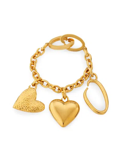 Oscar De La Renta Women's Goldtone Heart & 'o' Bag Charm