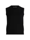 Oscar De La Renta Wool-blend Tank In Black