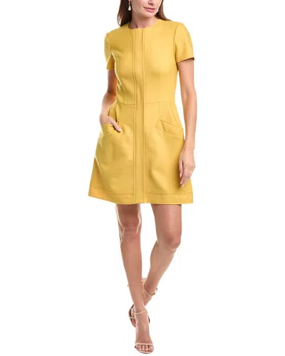 OSCAR DE LA RENTA WOOL & SILK-BLEND MINI DRESS