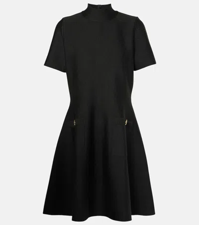 OSCAR DE LA RENTA WOOL-BLEND MINIDRESS