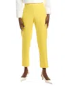 Oscar De La Renta Ladies Woven Pants In Yellow