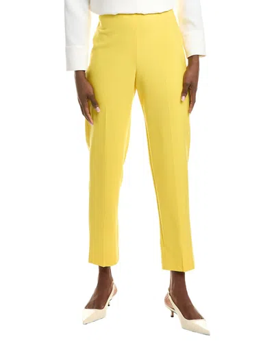 Oscar De La Renta Ladies Woven Pants In Yellow