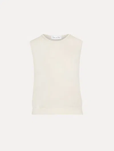 Oscar De La Renta Wool-blend Tank