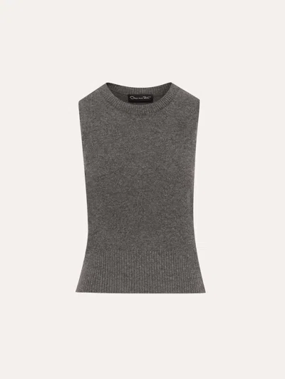 Oscar De La Renta Wool-blend Tank