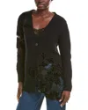 Oscar De La Renta Ladies Knit Cardigan In Black