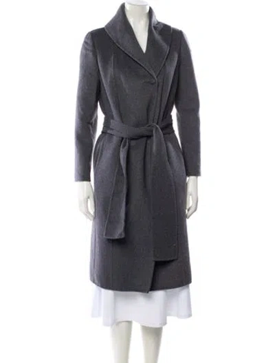 Pre-owned Oscar De La Renta Wool Jacket In Gray