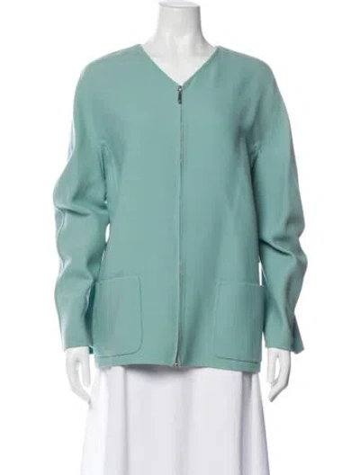 Pre-owned Oscar De La Renta Wool Jacket In Multi