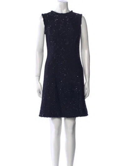 Pre-owned Oscar De La Renta Wool Mini Dress