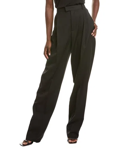 Oscar De La Renta Wool Pant In Black