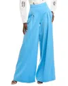 Oscar De La Renta Ladies Woven Pants In Blue