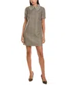 Oscar De La Renta Ladies Woven Dress In Brown