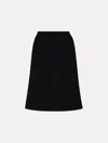 Oscar De La Renta Short A-line Skirt In Black