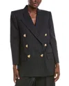 Oscar De La Renta Ladies Woven Jacket In Black