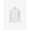Oscar Jacobson Mens Regular-fit Striped Linen Shirt Laurel Green
