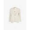 Oscar Jacobson Mens  Ferry Patch-pocket Soft Cotton Blazer