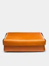 Oscar Maschera Leather Large Rectangular Box With Lid  Abask Luxury Gift In  Tan