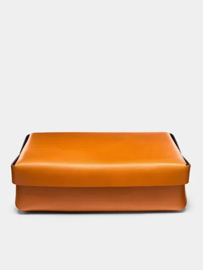 Oscar Maschera Leather Large Rectangular Box With Lid  Abask Luxury Gift In Animal Print