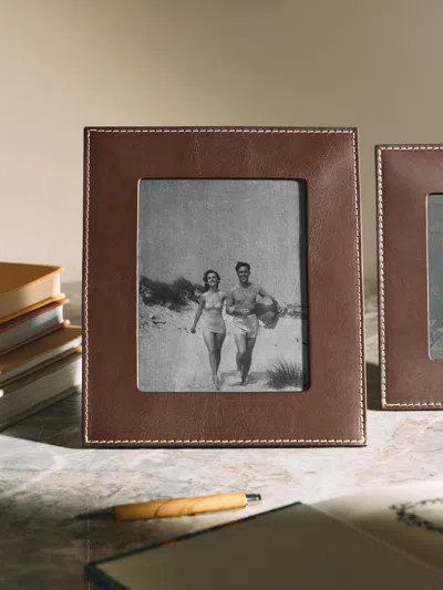 Oscar Maschera Punti Leather Photo Frame (5x7")