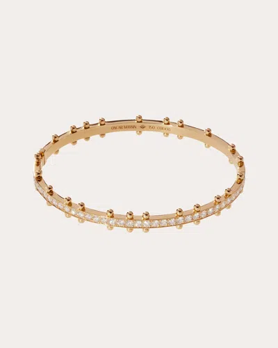 Oscar Massin Women's 18k Gold Lab-grown Diamond Beaded Bracelet